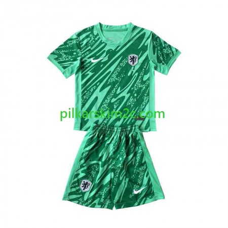 Koszulka Holandia Bramkarskie Dziecięca Główna Mistrzostwa Europy 2024 Koszulki Piłkarskie